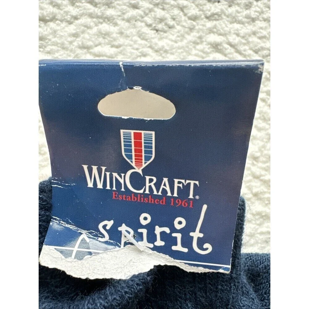 NWT Spirit Fingerz Pom-Pom Gloves . Blue & Maize